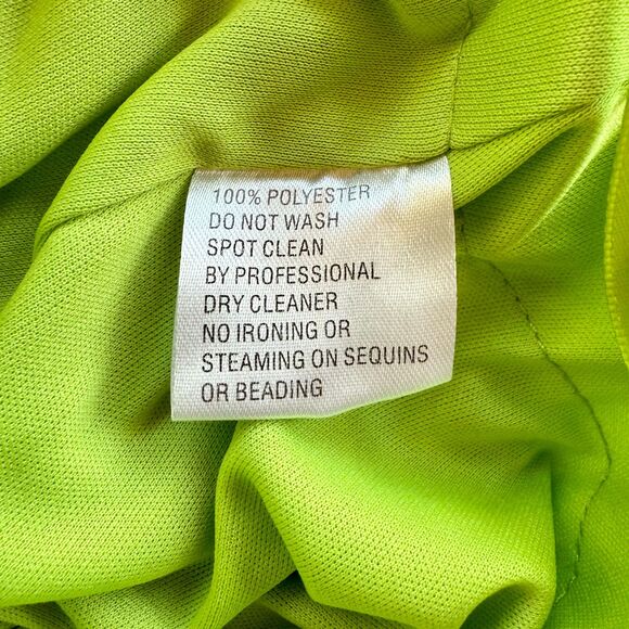 NWT Ieena for Mac Duggal 27110 Strappy Back Side Cutout Dress in Sage Green Sz 6 - Picture 10 of 14